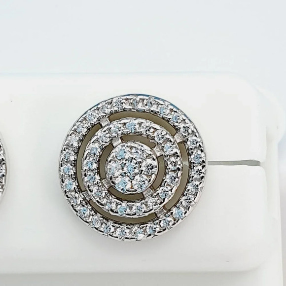 925 Sterling Silver Cubic Zirconia Earrings, U19254839 - Picture 10 of 11